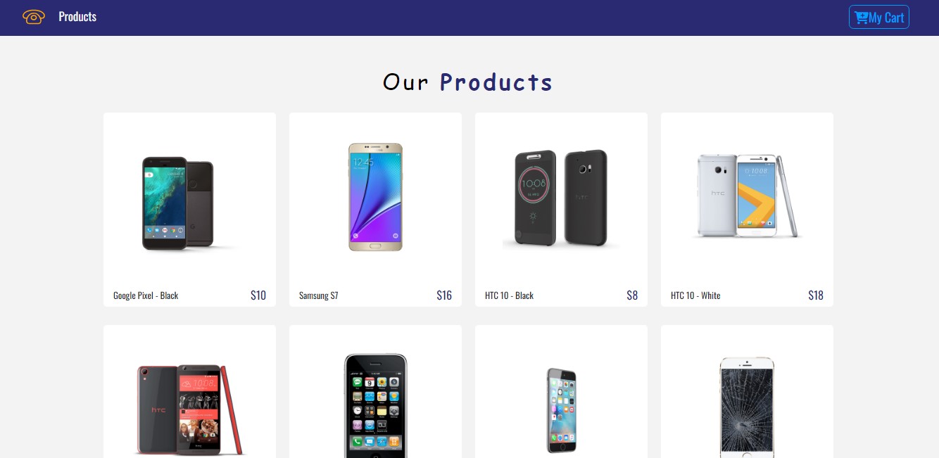 E-Commece Phone Store